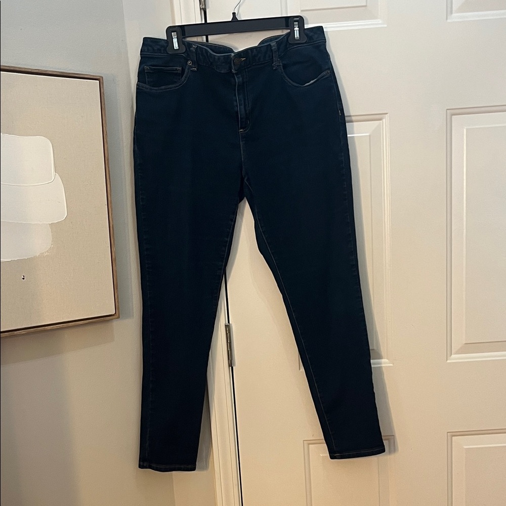 MICHAEL Michael Kors Women's Dark Blue IZZY Skinny Jeans